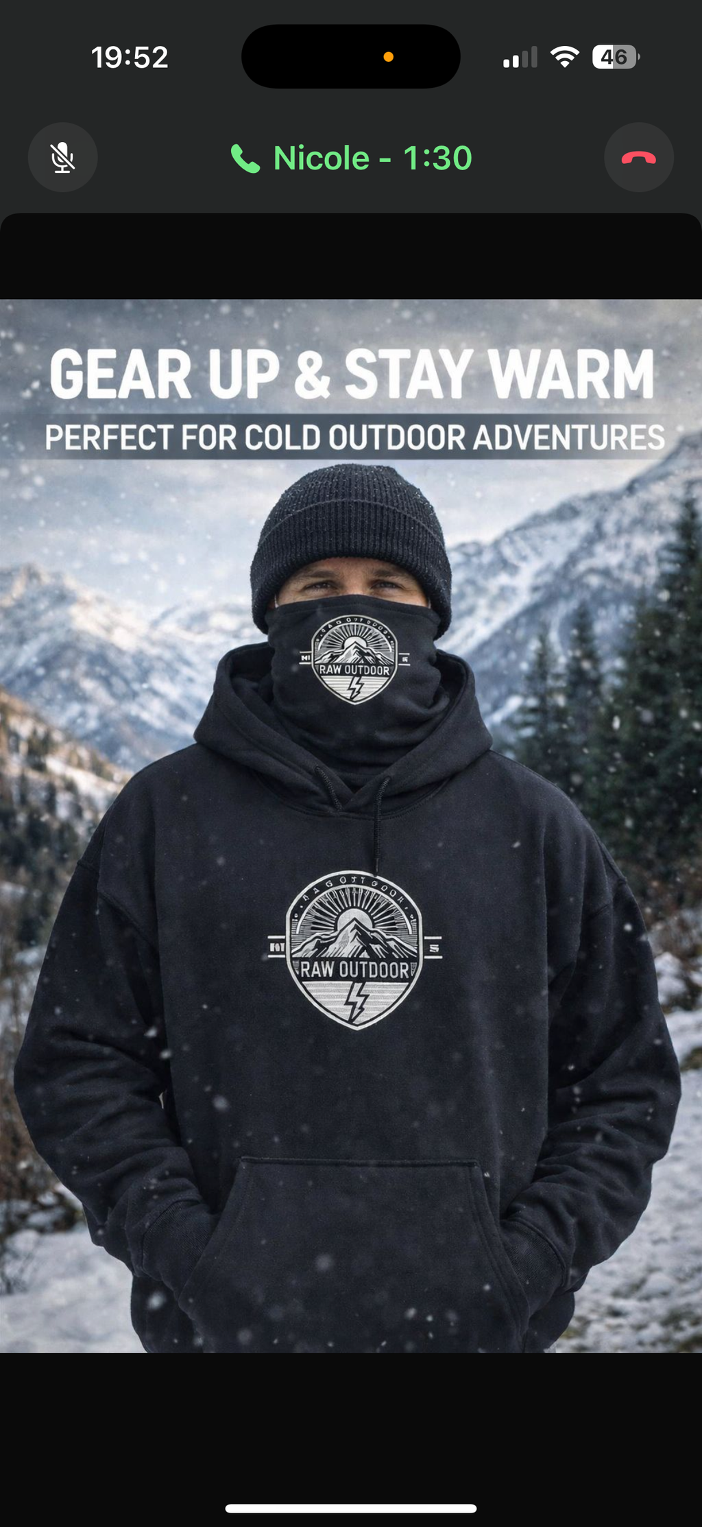 Raw Outdoors Pink T Shirt