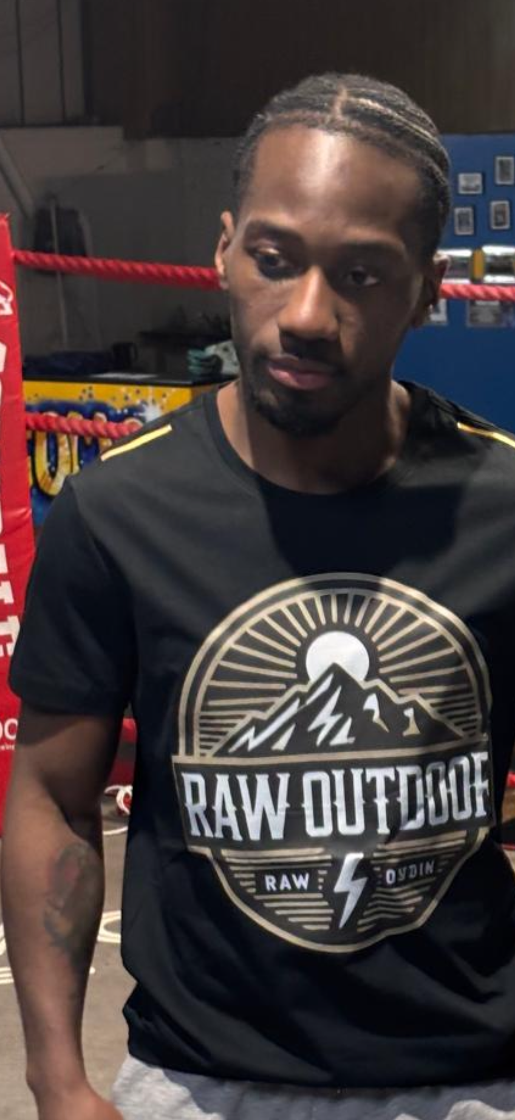 Raw Outdoors Black T Shirt