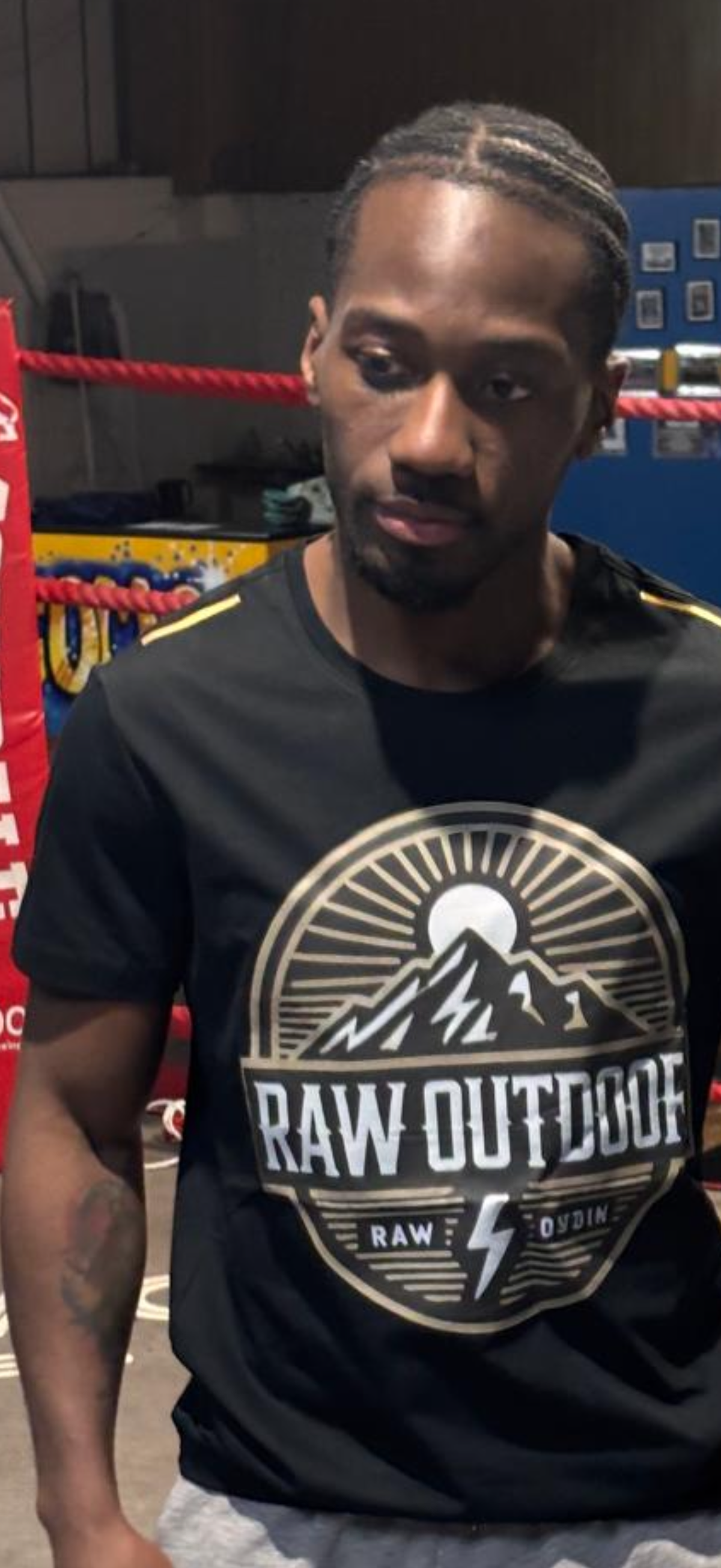 Raw Outdoors Black T Shirt