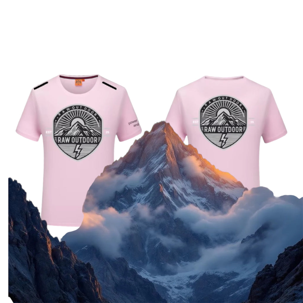 Raw Outdoors Pink T Shirt