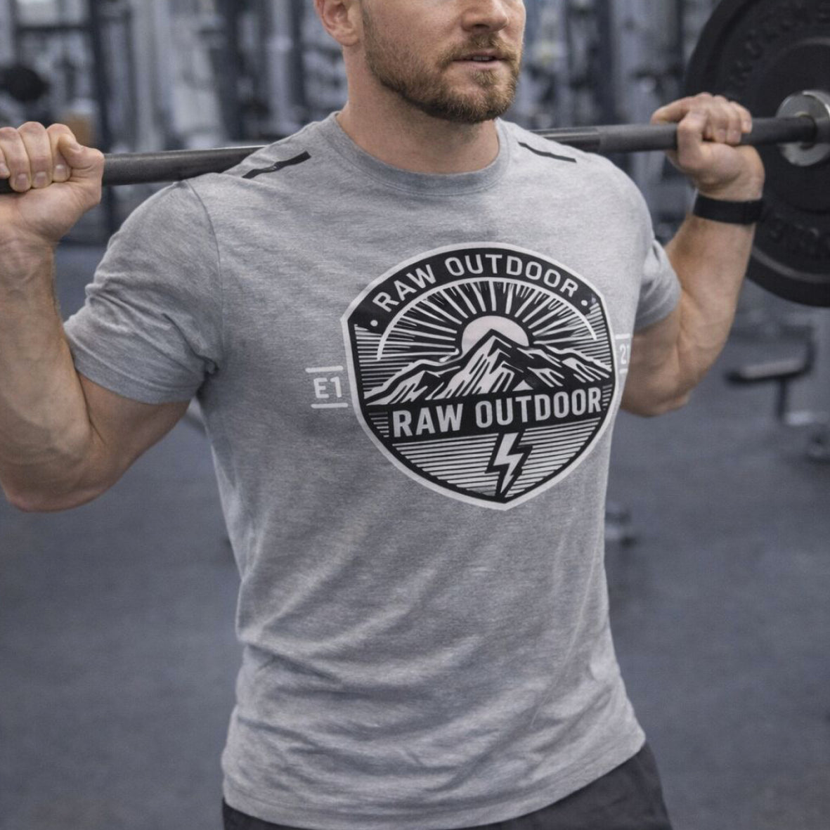 Raw Outdoors Grey T Shirt