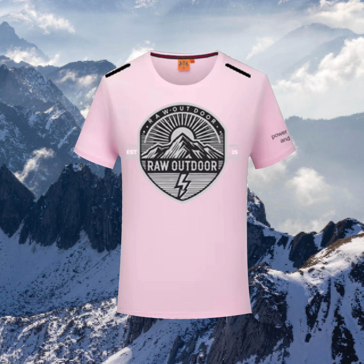 Raw Outdoors Pink T Shirt